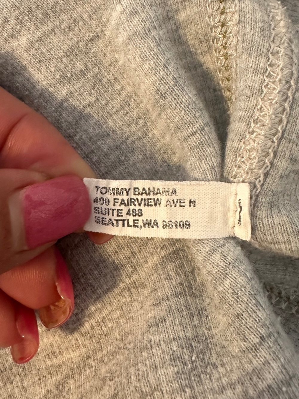 MEN'S Tommy Bahama Beige Quarter-Zip Pullover Sweater, Size L - Picture 7 of 9